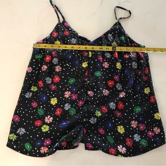 Yumi Kim Black Floral Tank top - Picture 4 of 7